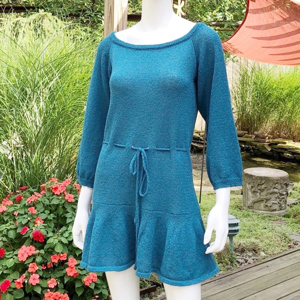 Tie Waist Tunic Top/Dress Listicle sz M